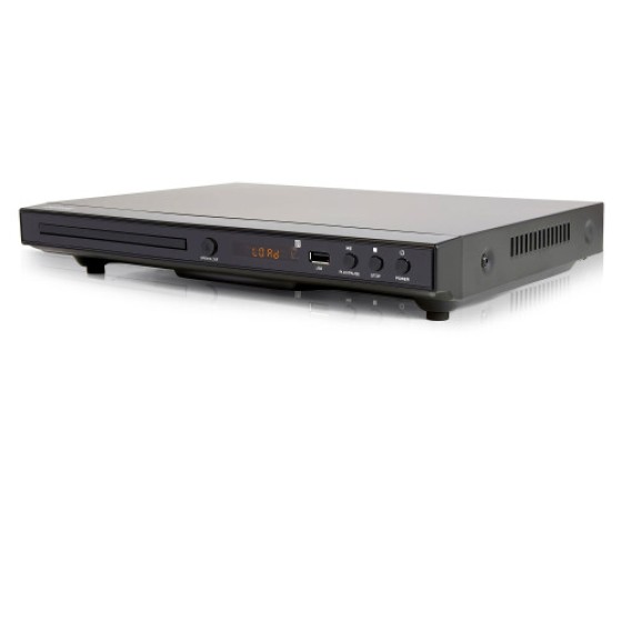Denver DVH-1245 Pemutar DVD Semua Wilayah, Mendukung HDMI Upscaling hingga 1080p, USB, dan Audio Dolby Digital